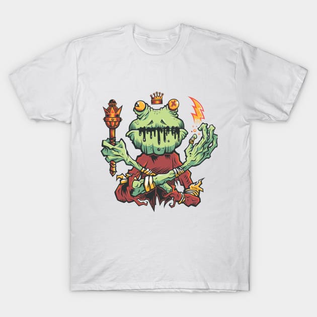 Frog King T-Shirt by strangethingsa